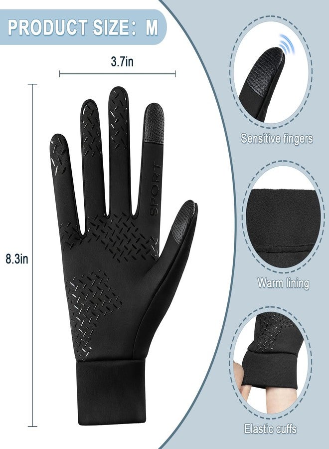 Leuceiy Winter Gloves for Men Women Anti Slip and Warm Touch Screen,Sports Driving Daily Work for Cold Weather Mens Winter Gloves - Image 2